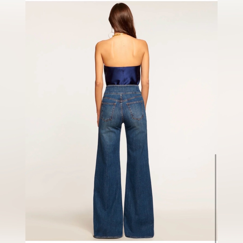 Ramy Brook Liv High-Rise Wide Leg Jeans - Picture 9 of 9